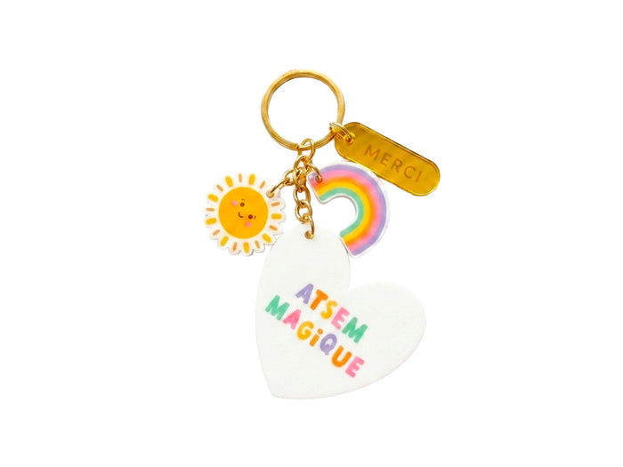 Achat Porte-clé grigri ATSEM Magique - Cadeau de fin d'année scolaire - Print Your Love