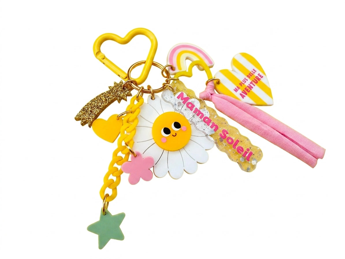 achat Porte-clé grigri fête des mères - Maman soleil