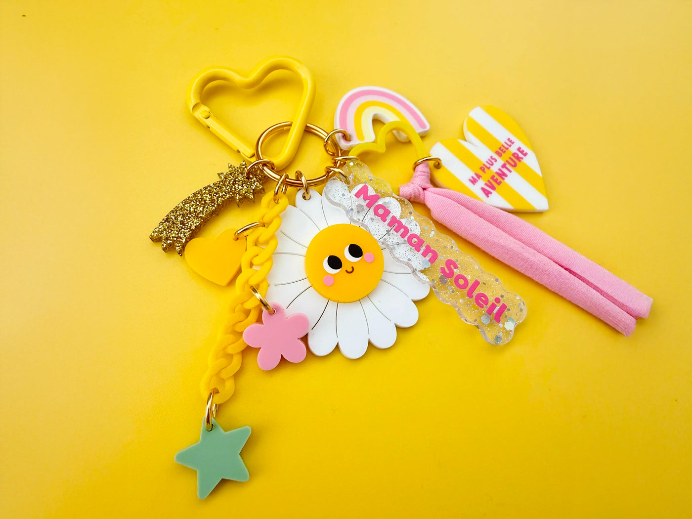 achat Porte-clé grigri fête des mères - Maman soleil