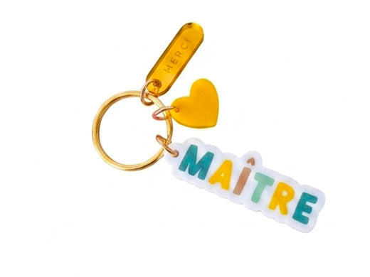 Achat Porte-clé Maître Cadeau fin d'année scolaire - Print Your Love