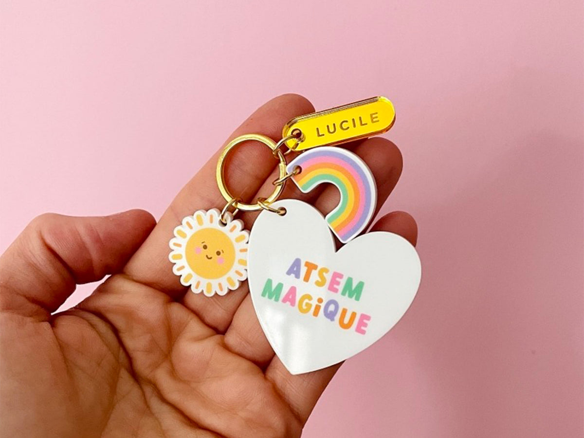 achat Porte-clé grigri ATSEM Magique - Cadeau de fin d'année scolaire - Print Your Love