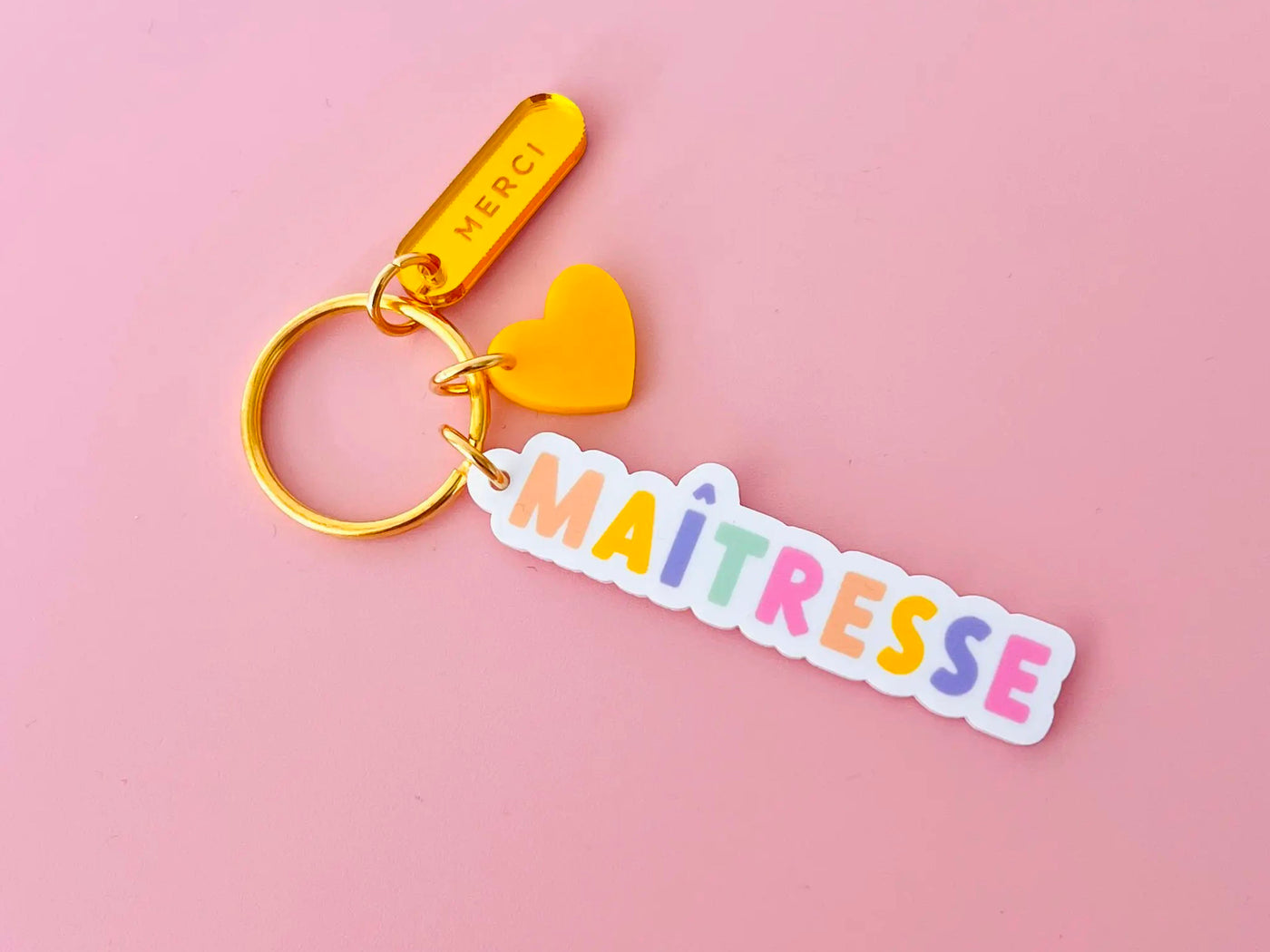 achat Porte-clé Maîtresse Cadeau fin d'année scolaire - Print Your Love