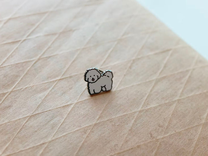 Achat Pin's Petit chien blanc Puppy - Zero per Zero