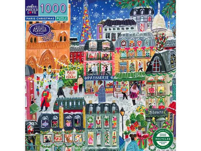 Achat Puzzle Paris Christmas - Eeboo