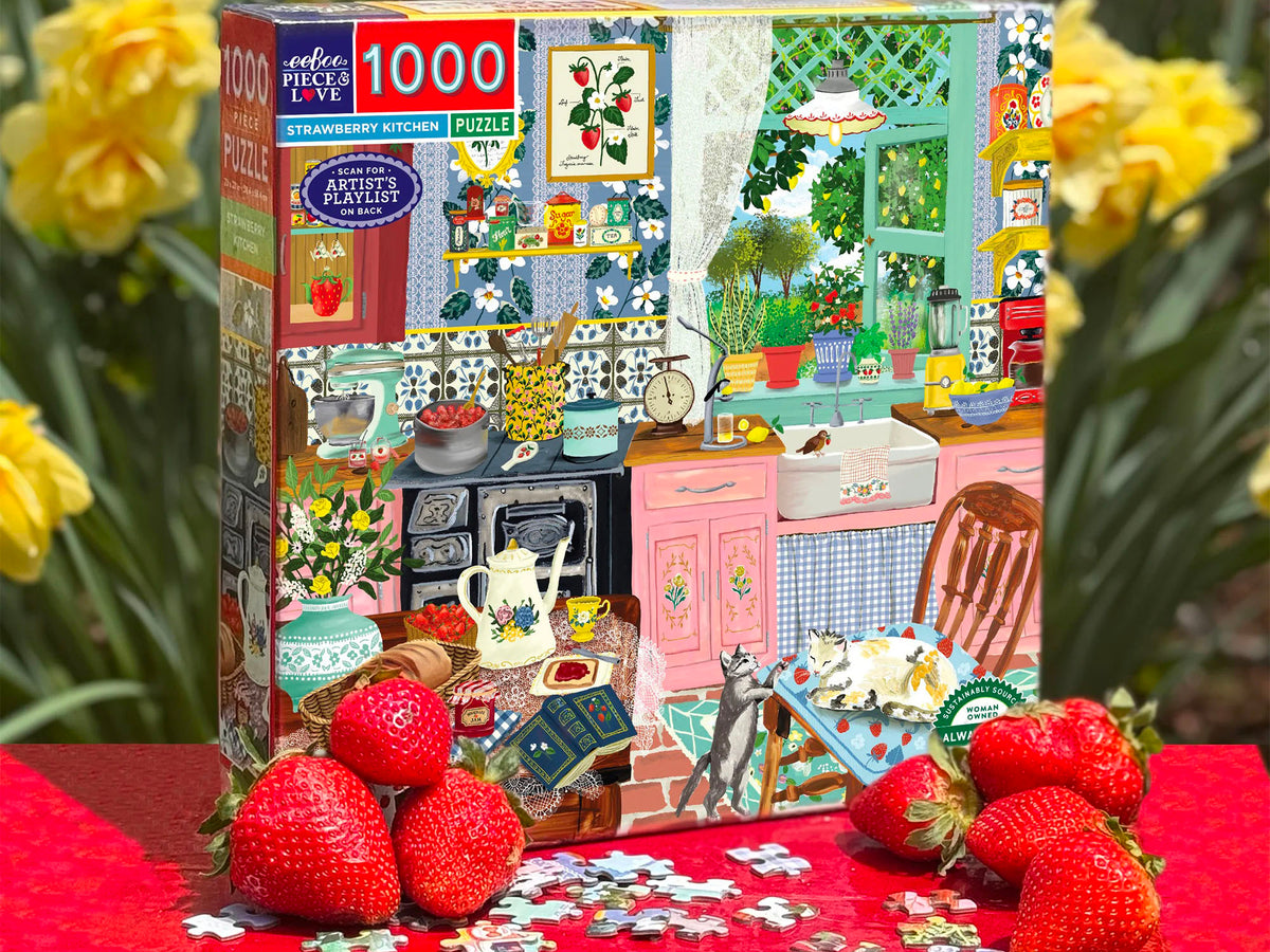achat Puzzle Strawberry Kitchen - Eeboo