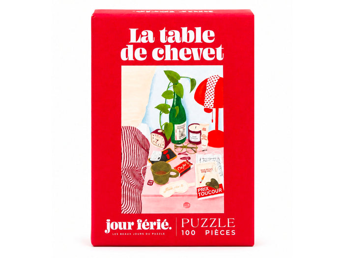Achat Mini Puzzle La table de chevet - 100 pièces - Jour Férié