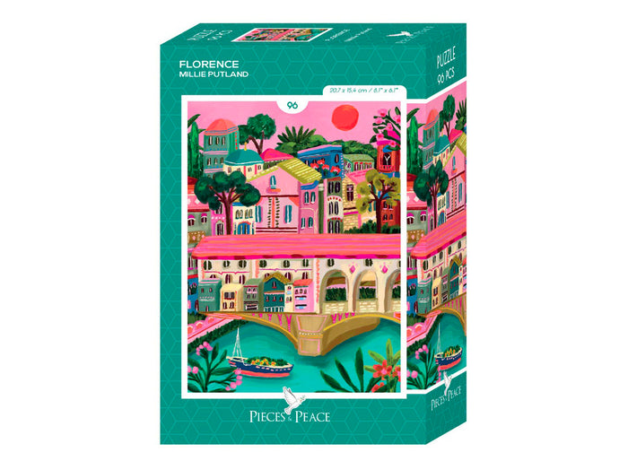 Achat Mini Puzzle – Florence 96 pièces - Pieces&Peace