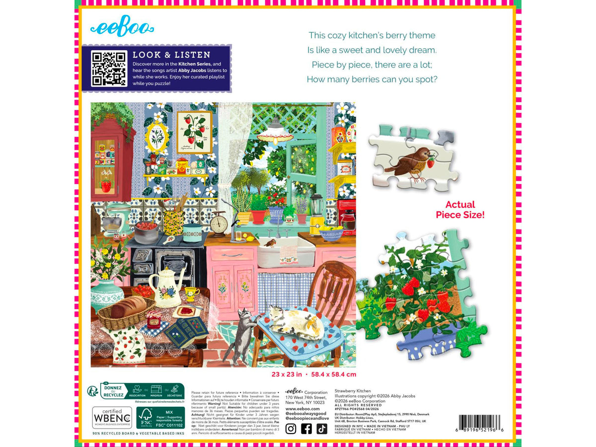 achat Puzzle Strawberry Kitchen - Eeboo
