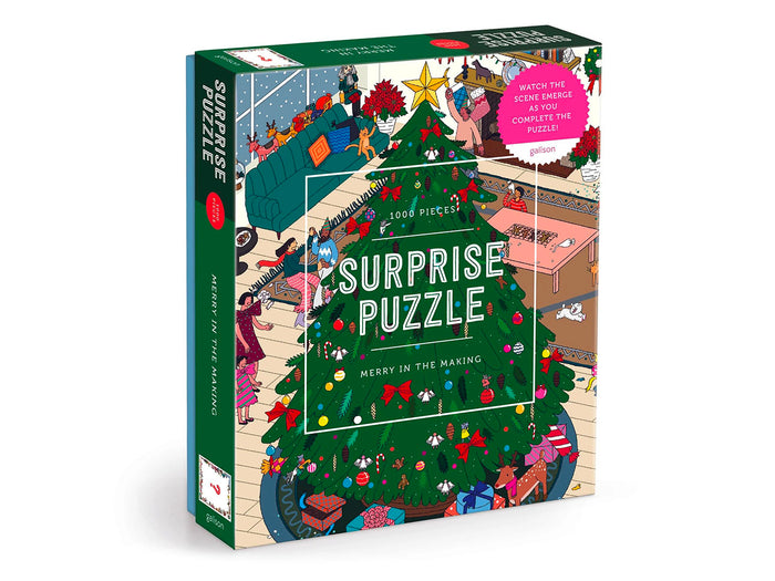 Achat Puzzle Merry In The Making Surprise 1000 Pièces - Galison