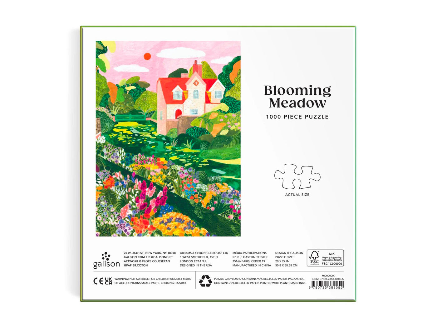 achat Puzzle Blooming Meadow 1000 Pièces  - Galison