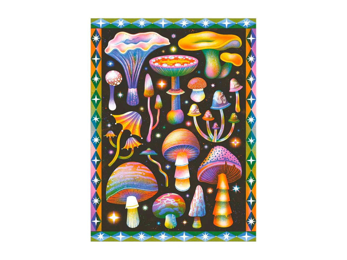 achat Puzzle Cosmic Mushrooms 1000 Pièces - Galison