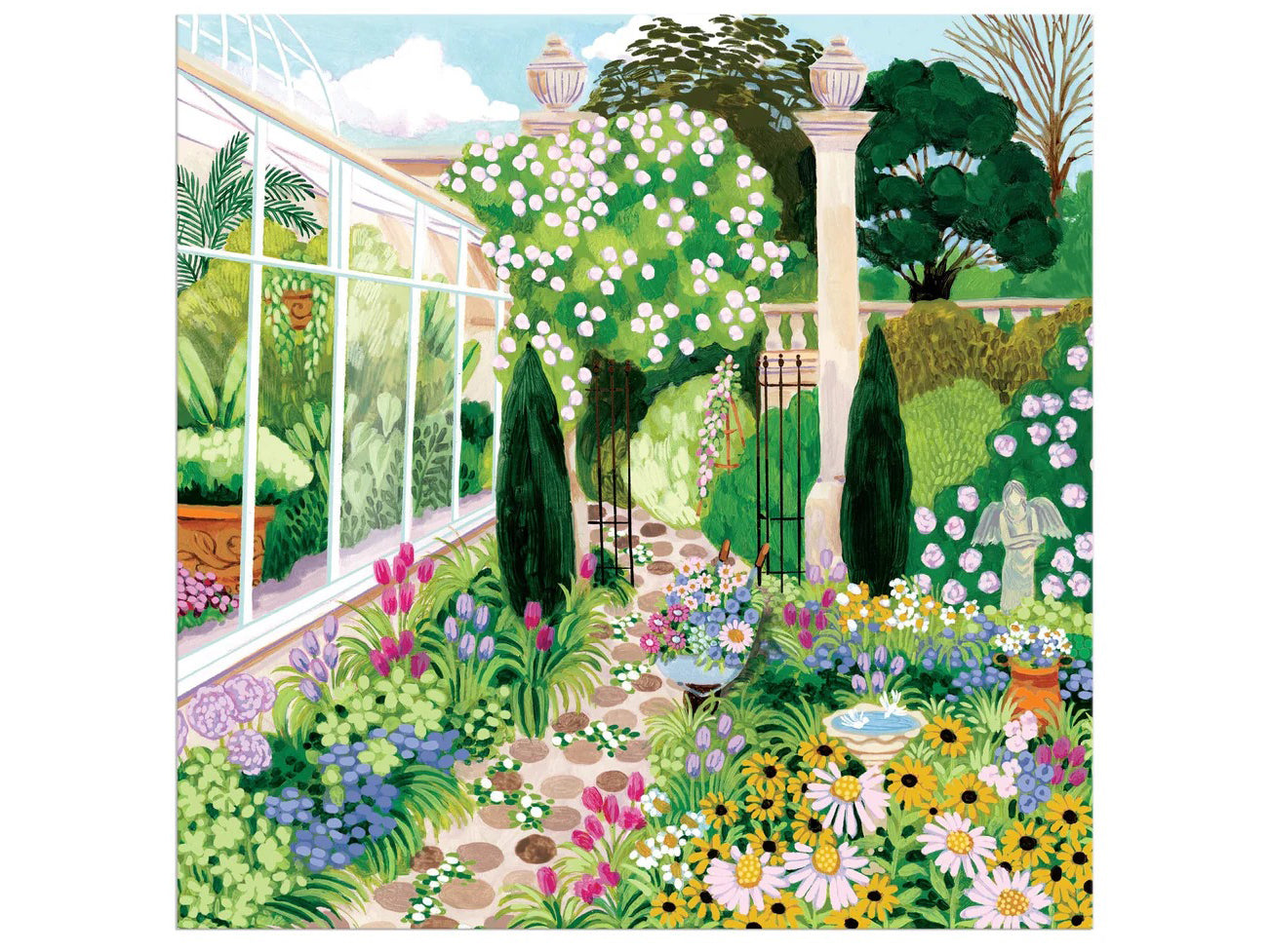 achat Puzzle Evergreen Gardens - 500 pièces - Galison