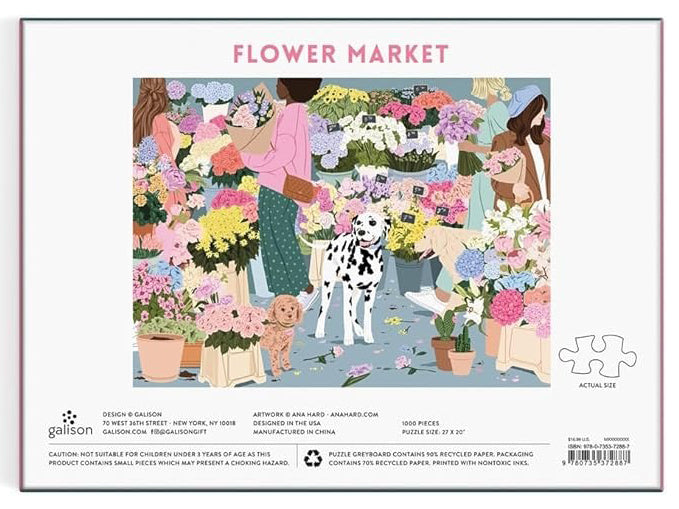 achat Puzzle Flower Market - 1000 pièces - Galison