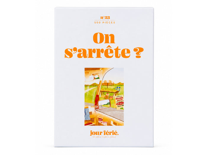 Achat Puzzle On s'arrête ? 500 pcs - Jour Férié