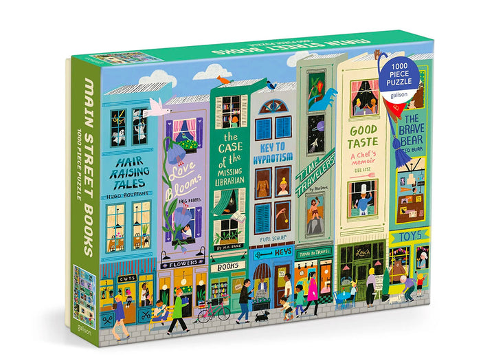 Achat Puzzle Main Street Books 1000 Pièces - Galison
