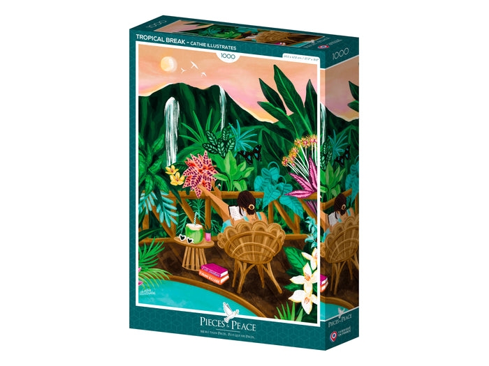 Achat Puzzle Parenthèse Tropicale 1000 pièces - Pieces & Peace