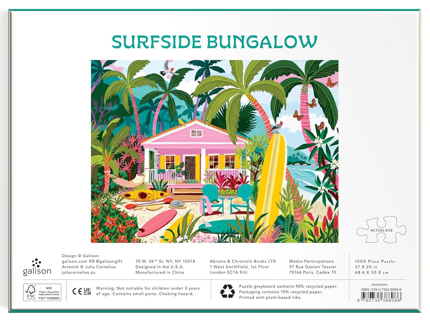 achat Puzzle Surfside Bungalow - 1000 pièces