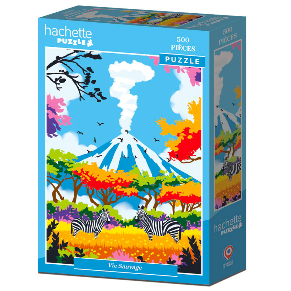 Achat Puzzle Vie Sauvage - 500 pièces - Puzzle Hachette