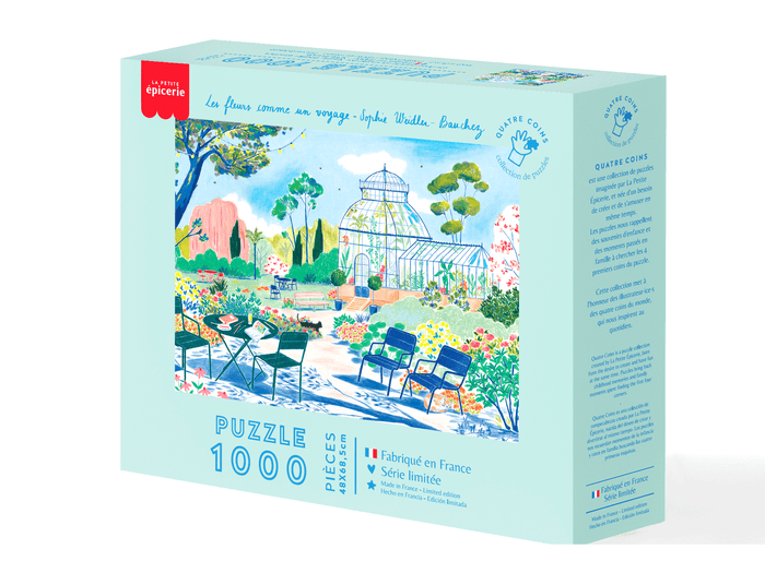 Achat Puzzle Les fleurs comme un voyage de Sophie Weidler Bauchez - 1000 pièces
