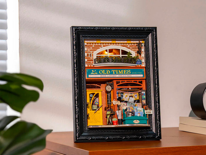 Achat Maquette cadre Ancienne Librairie - Robotime