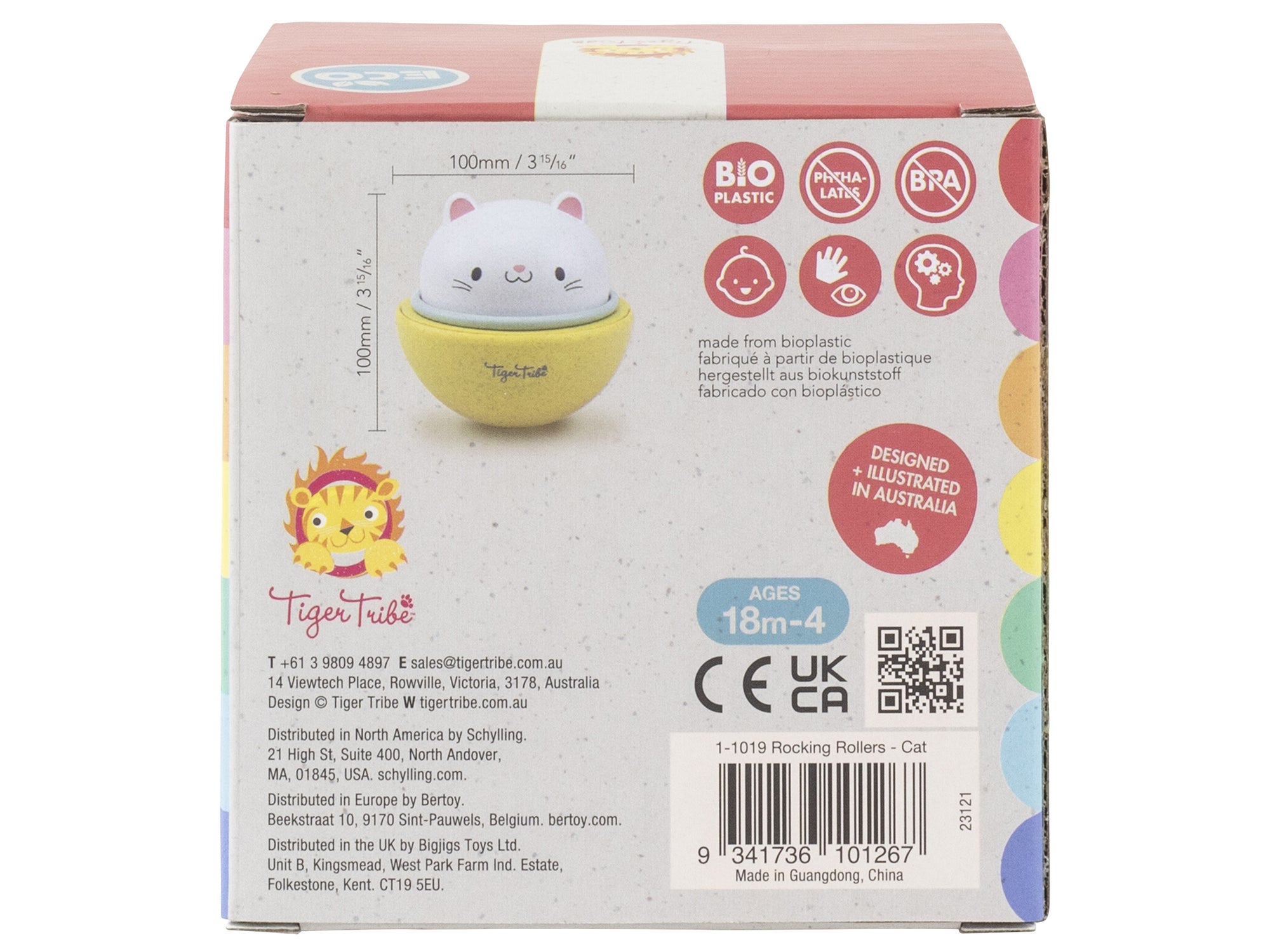 Rocking Rollers - Jouet bébé à bascule et roulettes - Cat