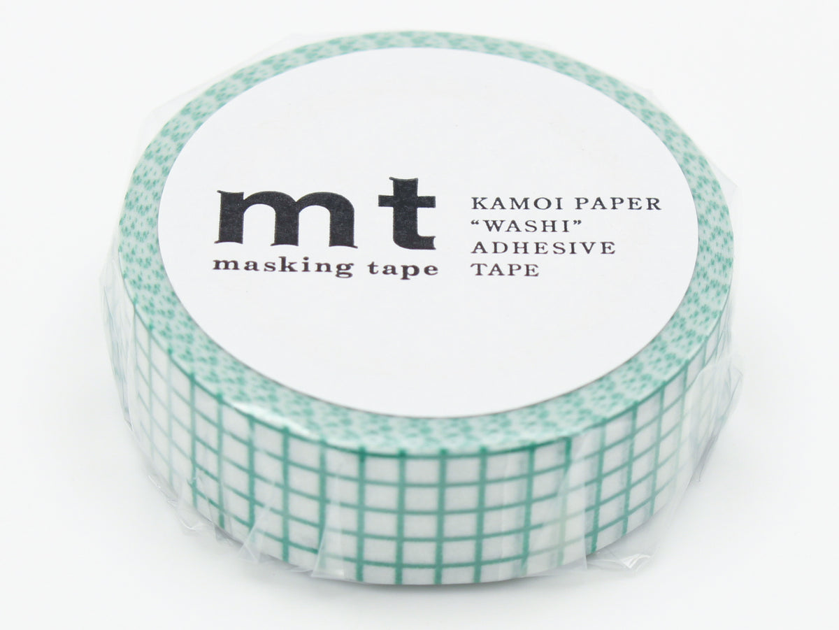 achat Masking Tape MT Motif quadrillage vert - Scrapbooking