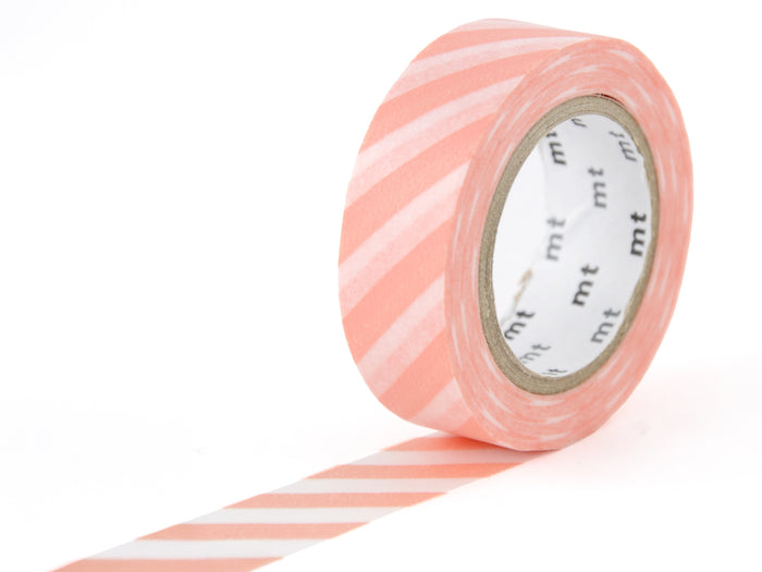 Achat Masking Tape MT Motif rayure saumon - Scrapbooking