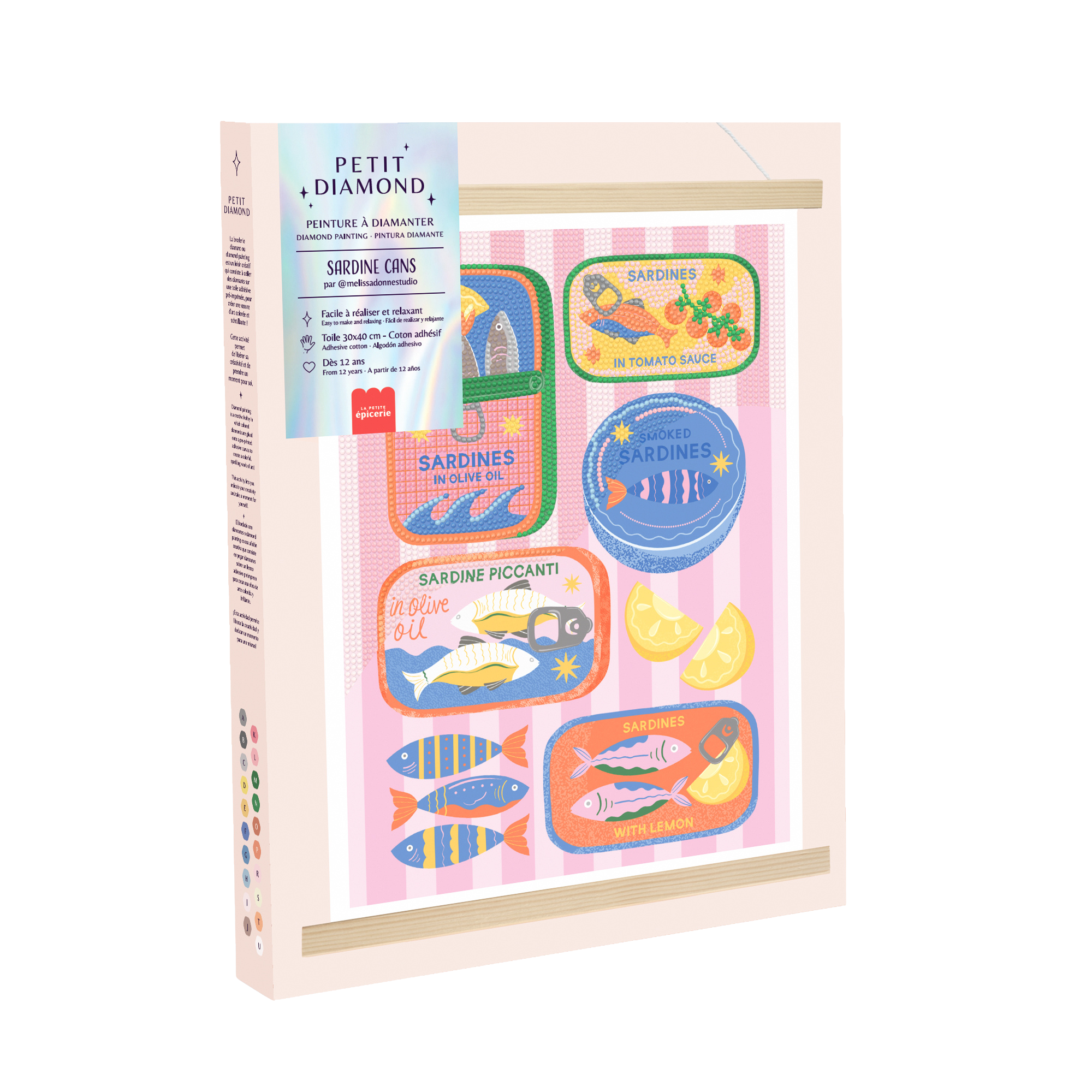 Achat Coffret Petit Diamond - Diamond Painting Sardine Cans