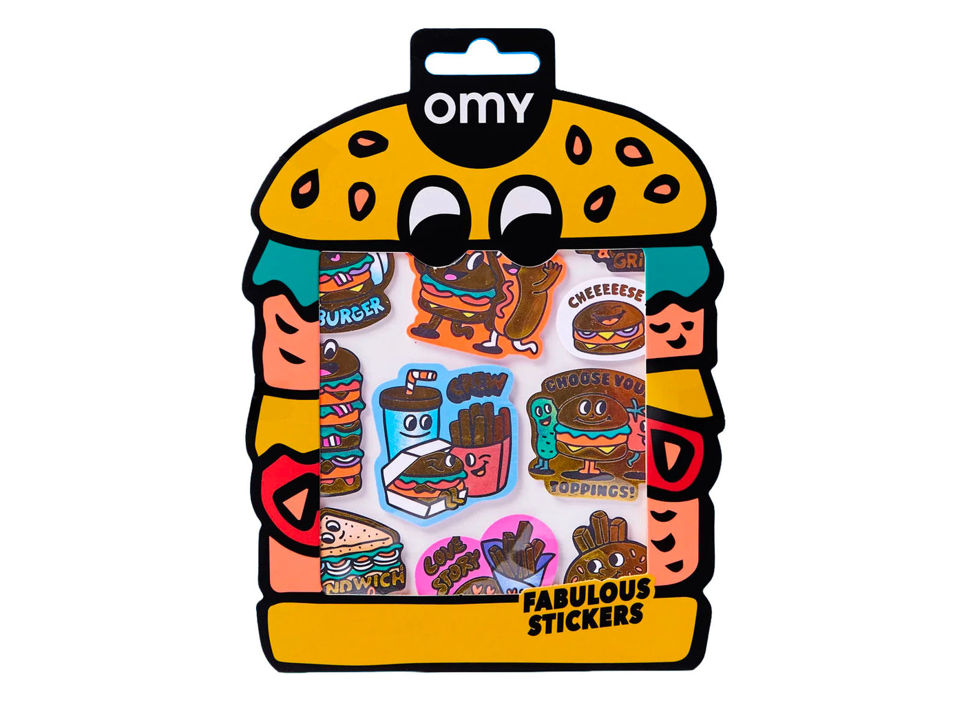 achat Fabulous Stickers Big - Burger - OMY