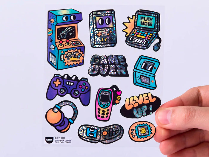 Achat Fabulous Stickers Big - Video Game - OMY