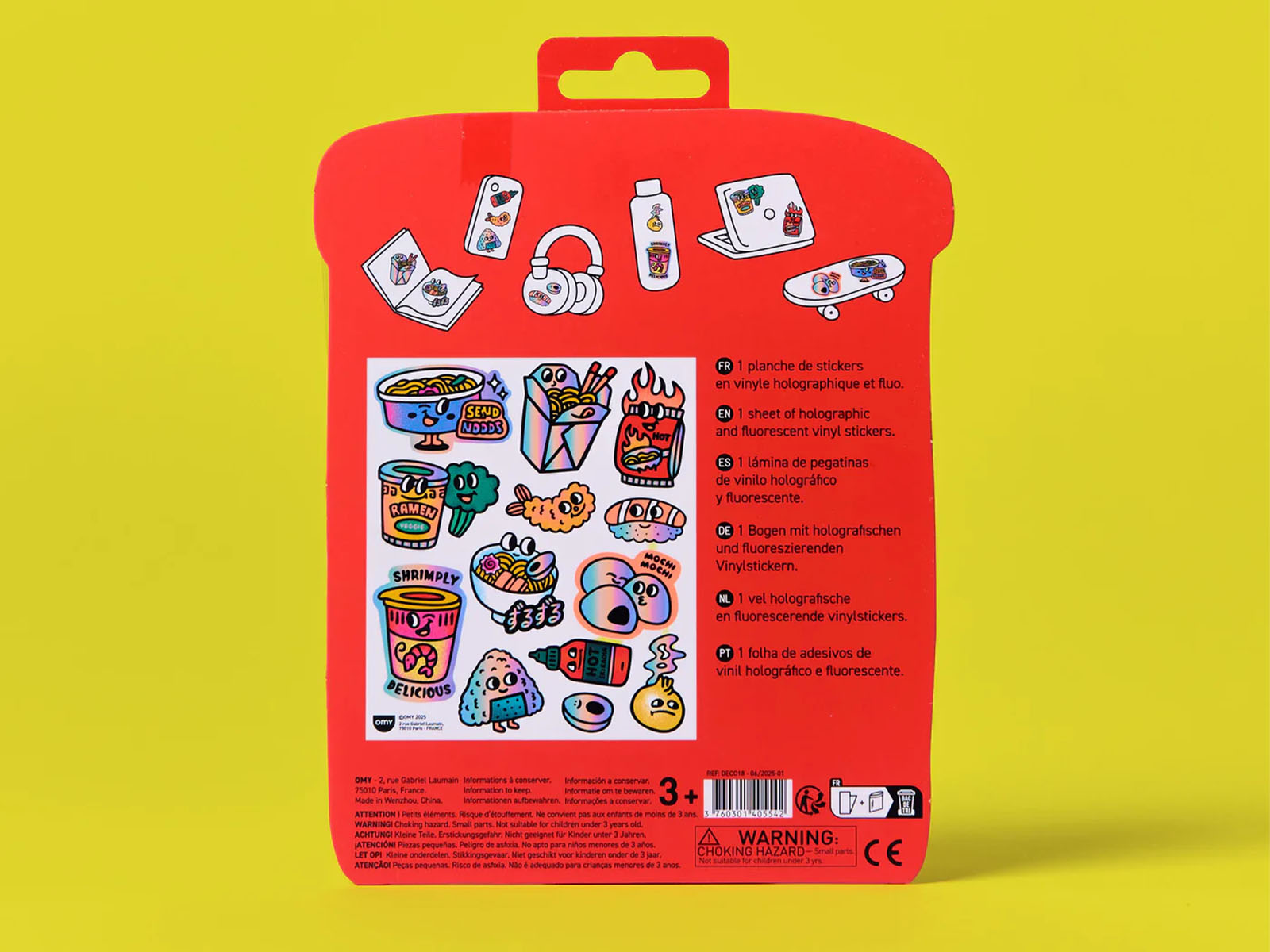 achat Fabulous Stickers Big - Noodle - OMY