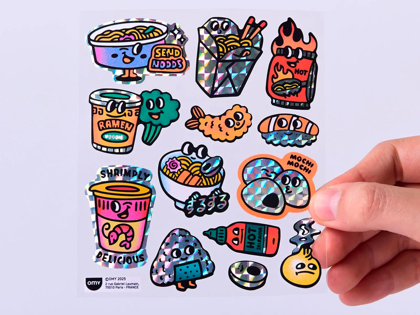 achat Fabulous Stickers Big - Noodle - OMY