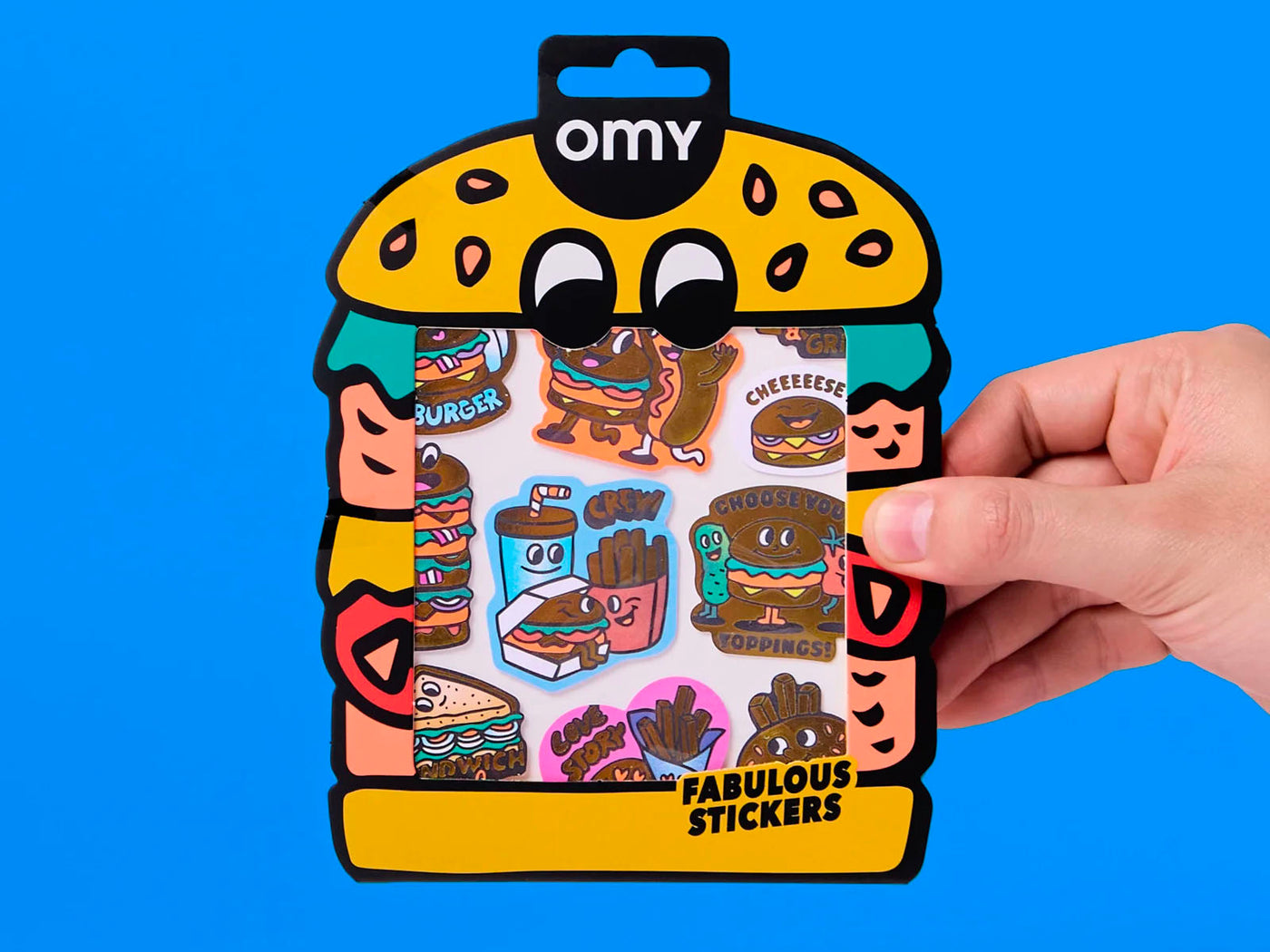 achat Fabulous Stickers Big - Burger - OMY