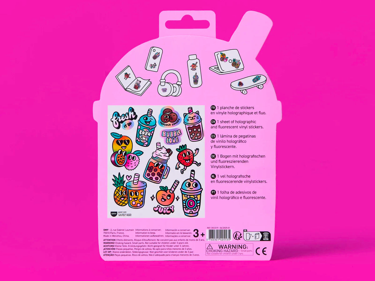 achat Fabulous Stickers Big - Bubble Tea - Bubble - OMY