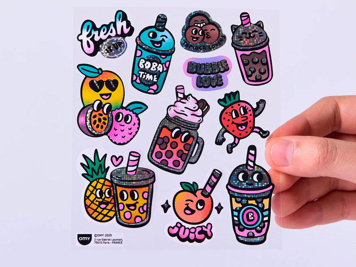 achat Fabulous Stickers Big - Bubble Tea - Bubble - OMY