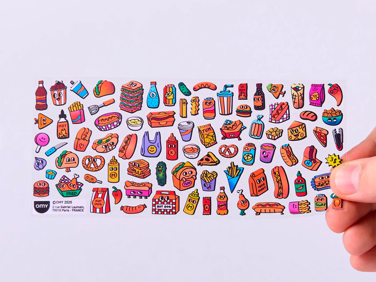 achat Fabulous Stickers Boutique - Hot Dog Shop - OMY