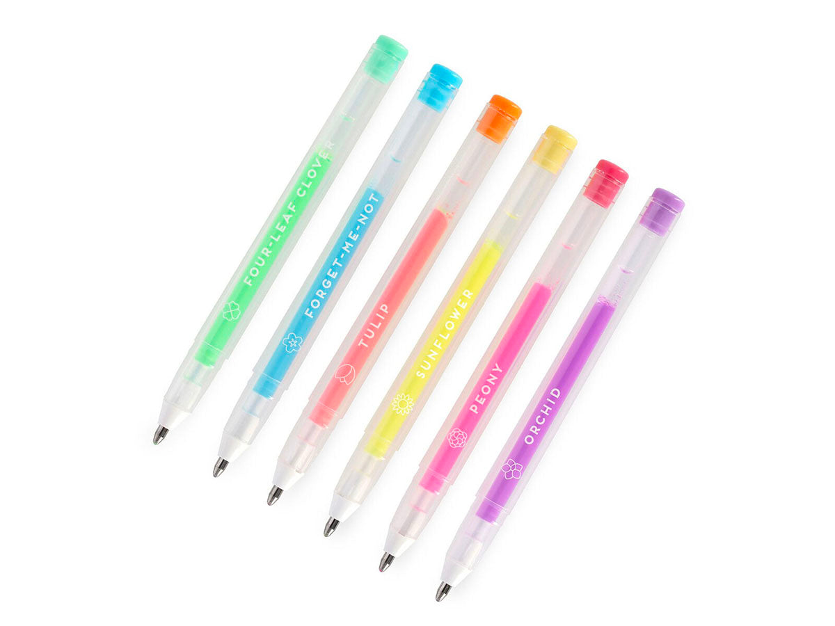 achat Set de 6 Mini stylo gel pastel - Spring Is In The Air - Legami