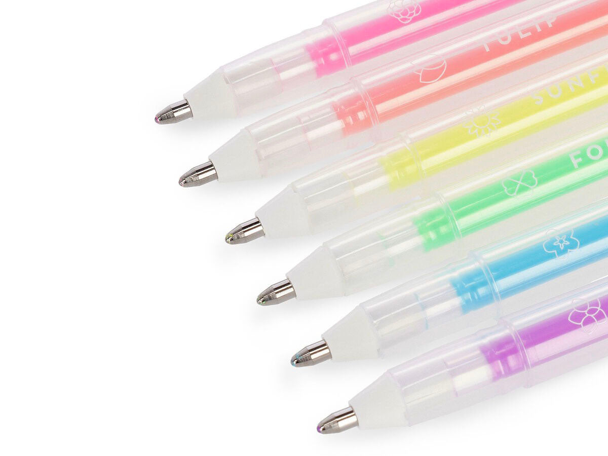 achat Set de 6 Mini stylo gel pastel - Spring Is In The Air - Legami