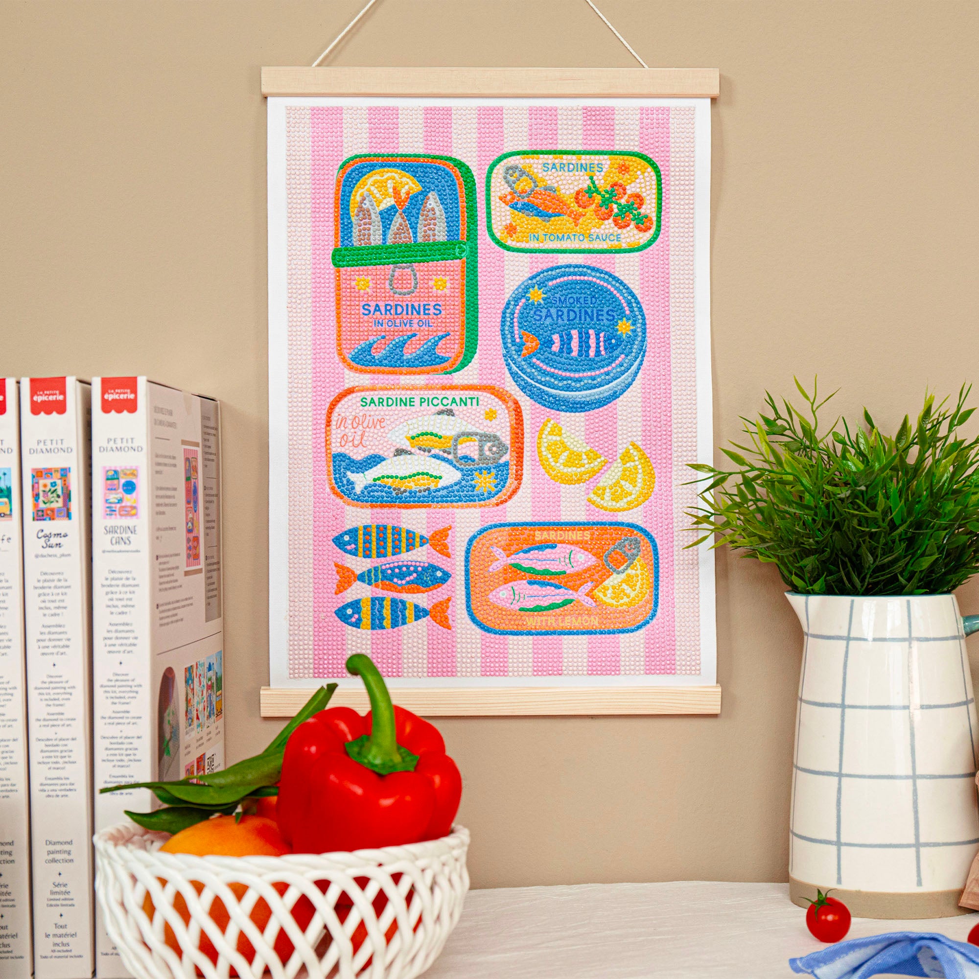 Achat Coffret Petit Diamond - Diamond Painting Sardine Cans