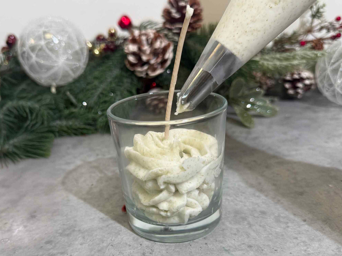 achat Kit DIY Bougie Sapin Noel Enneigé - Graine Créative