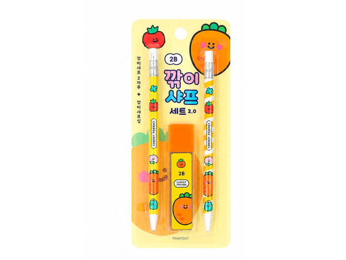 Achat Set taille-crayon + crayon Carrot Friends - Carotte