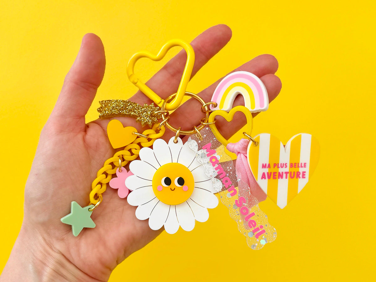 achat Porte-clé grigri fête des mères - Maman soleil