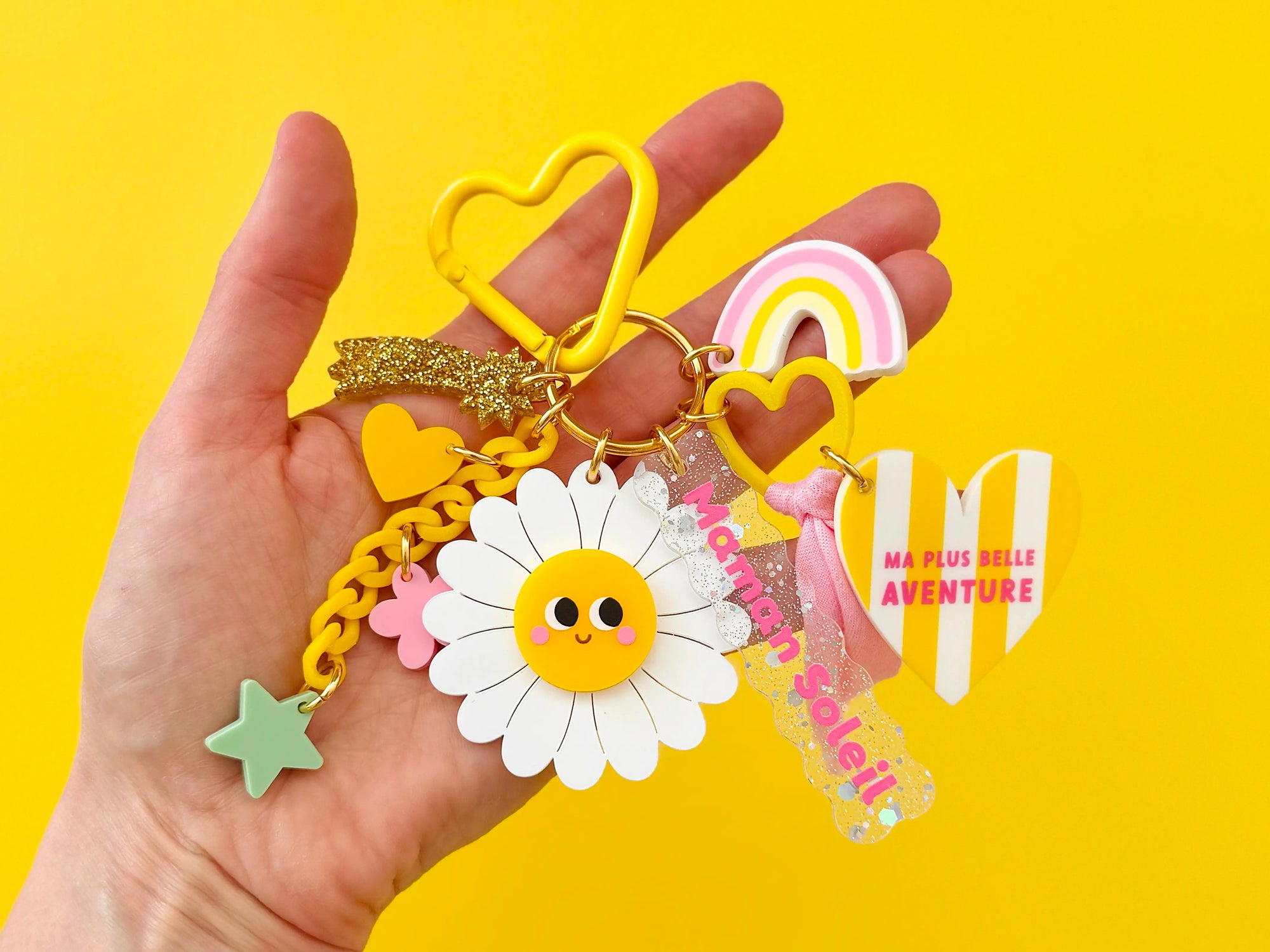 achat Porte-clé grigri fête des mères - Maman soleil