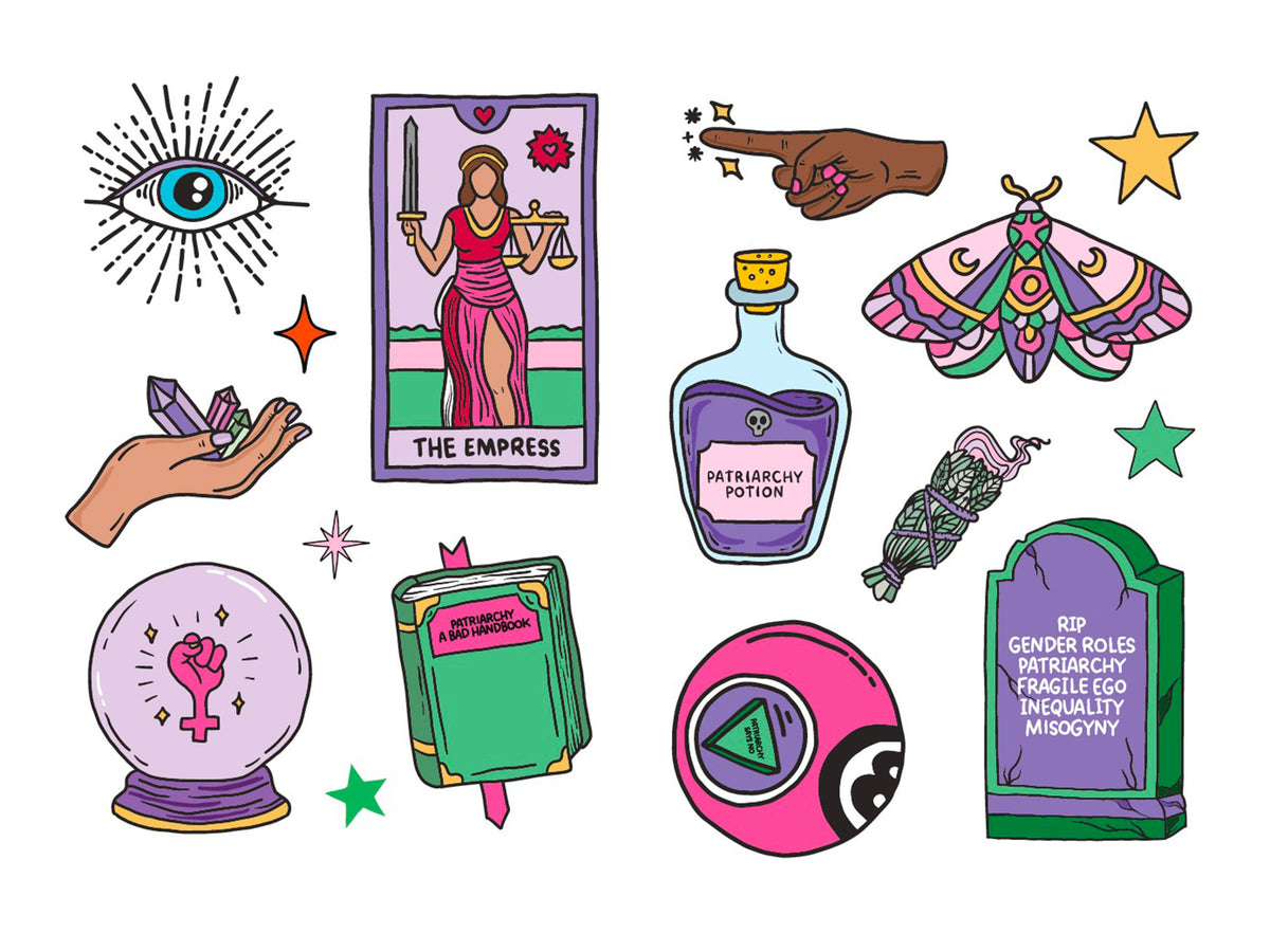 achat Sous les stickers... la rage ! 150 stickers féministes
