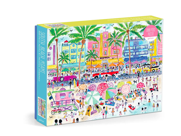 Achat Puzzle South Beach Miami par Michael Storrings 1000 Pièces - Galison