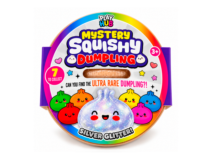 Achat Squishy Dumpling Mystère - Silver Glitter