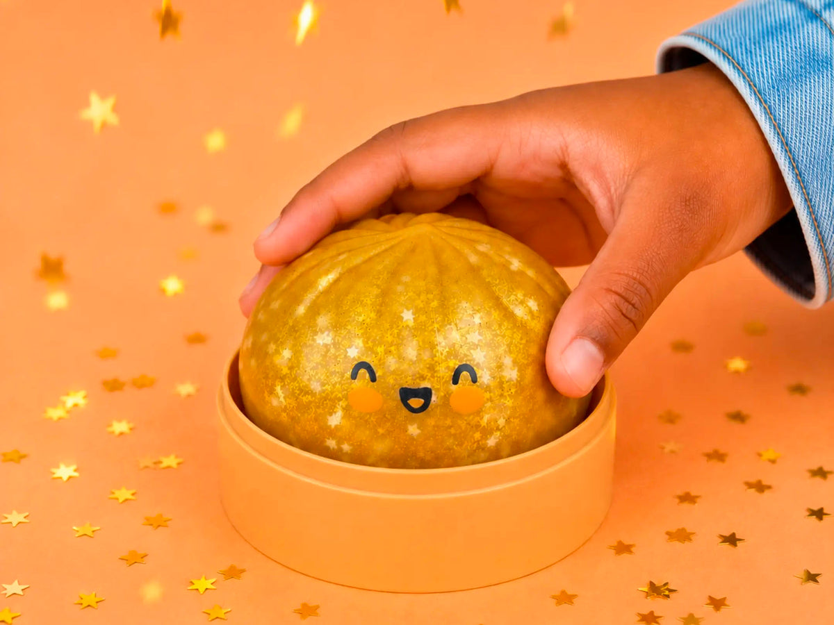 achat Squishy Dumpling Mystère - Gold Glitter