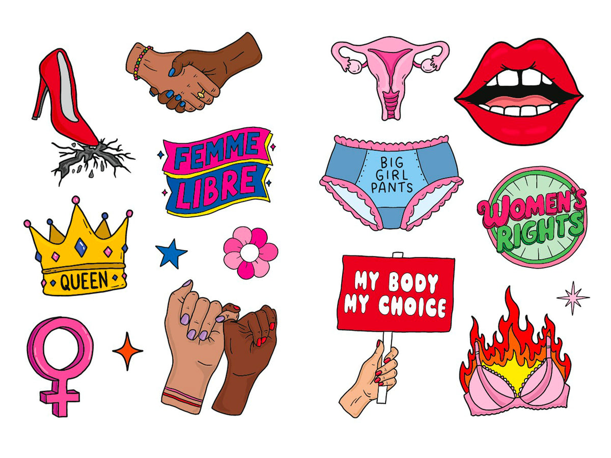 achat Sous les stickers... la rage ! 150 stickers féministes