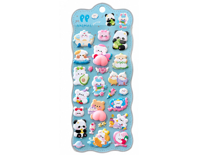 Achat Stickers squishy Kawaii - Animaux Party Time