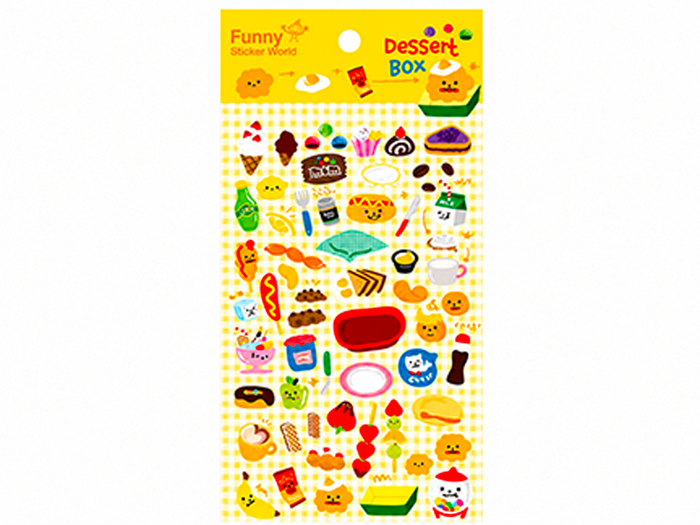 Achat Stickers World Funny - Dessert Box